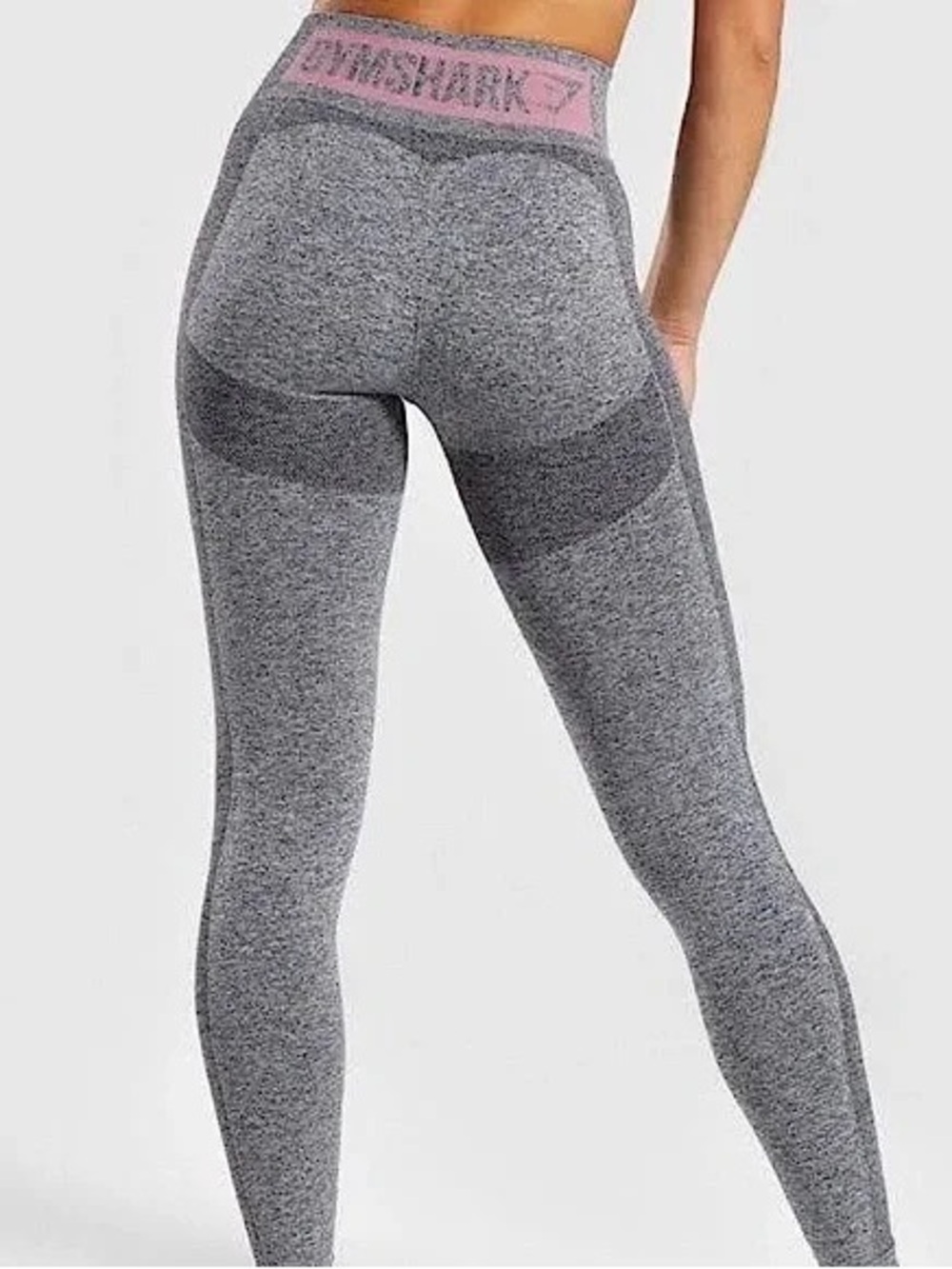 Gymshark High-Waist Heather Gray Leggings ~small